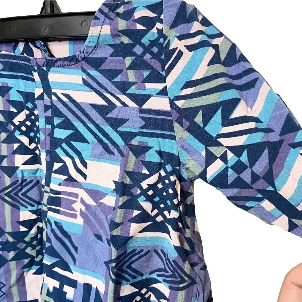 Old Navy Aztec Boho Multi Cool Pattern Dress in Size 2T / 2A.